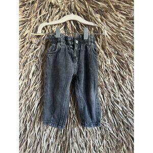 Zara Tapered Per Bag Jeans